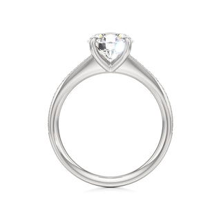 Yvonne Pear Pave Band Cathedral