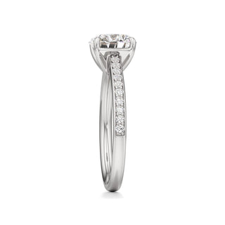 Yvonne Pear Pave Band Cathedral