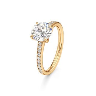 Yvonne Pear Pave Band Cathedral