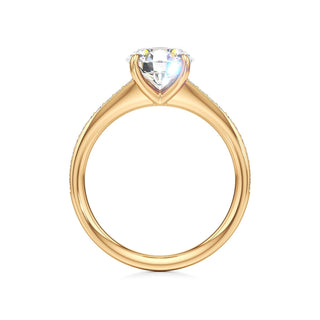 Yvonne Pear Pave Band Cathedral