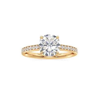 Yvonne Pear Pave Band Cathedral